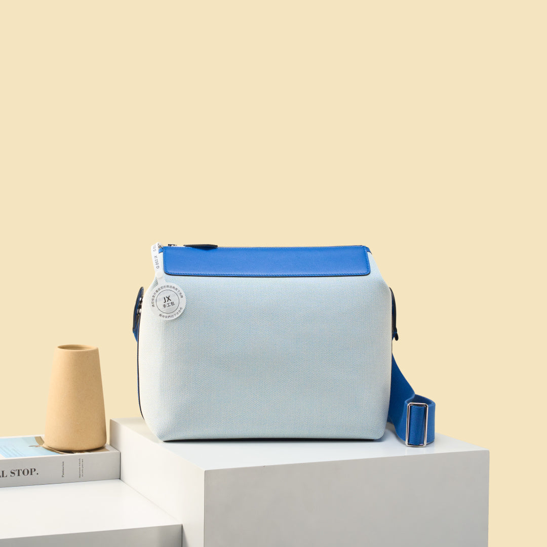 High-end Hermes 2026 R.M.S 12H Bag 30cm Canvas/Togo Leather