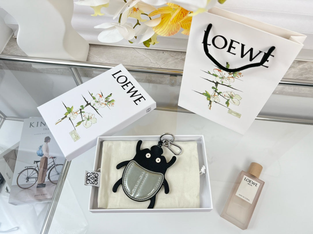 Loewe Beetle Charm Leather