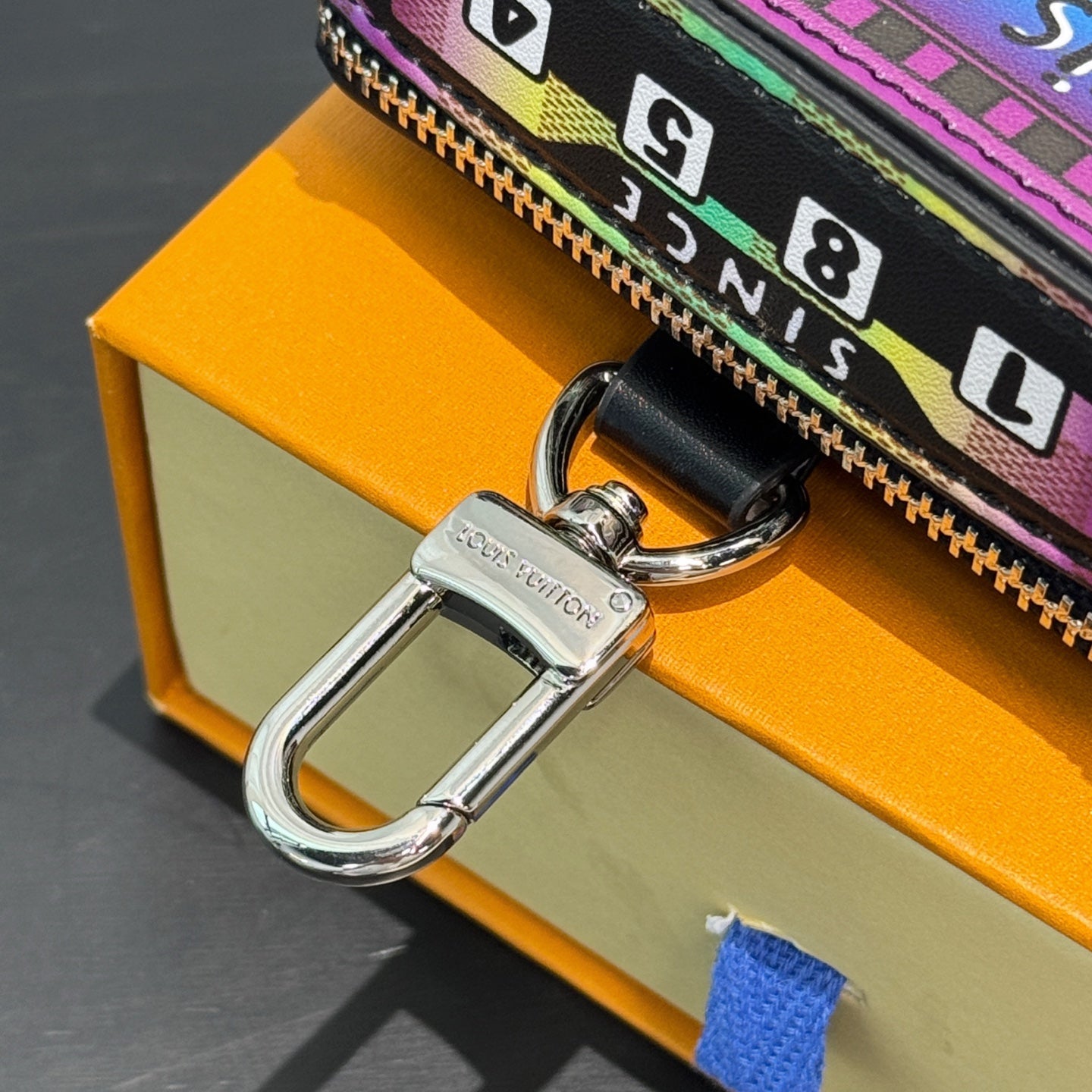 Louis Vuitton LV Stereo Bag Charm Leather