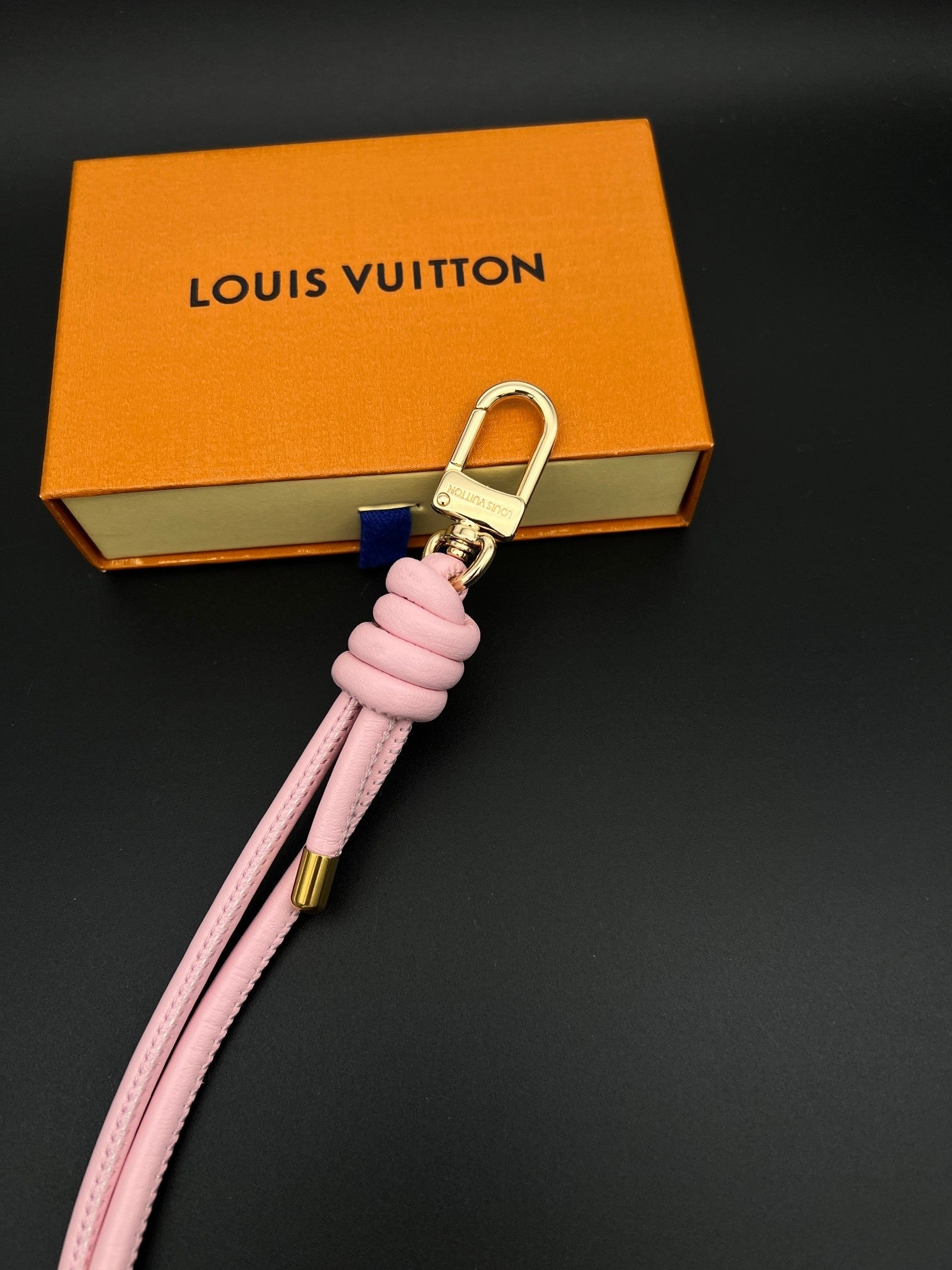 Louis Vuitton Knot LV x TM Bag Charm Leather