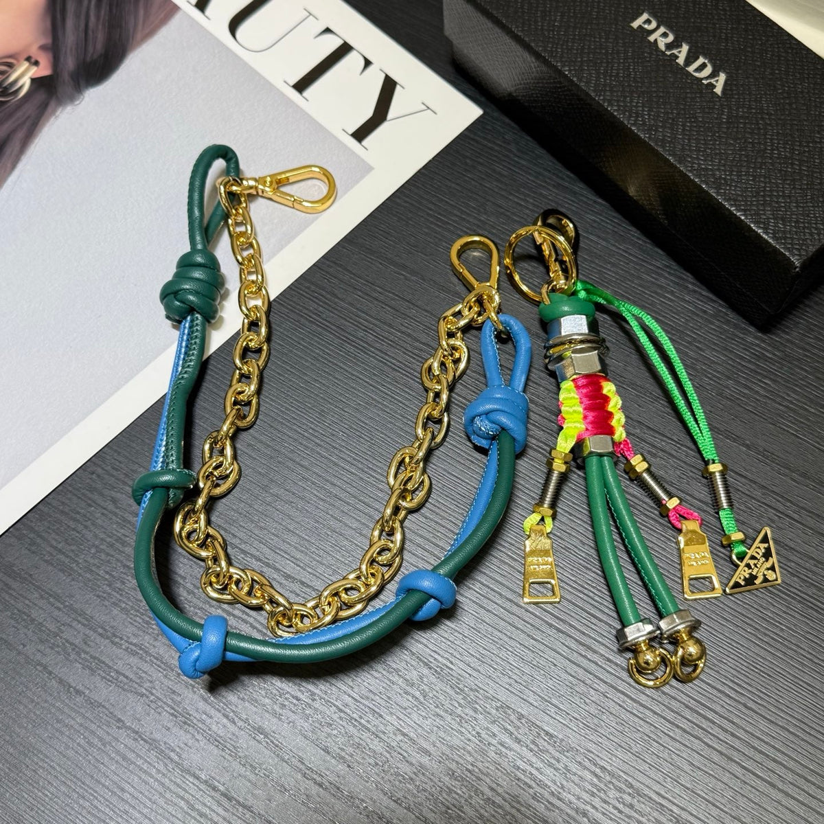 Prada Robot Strap Charm