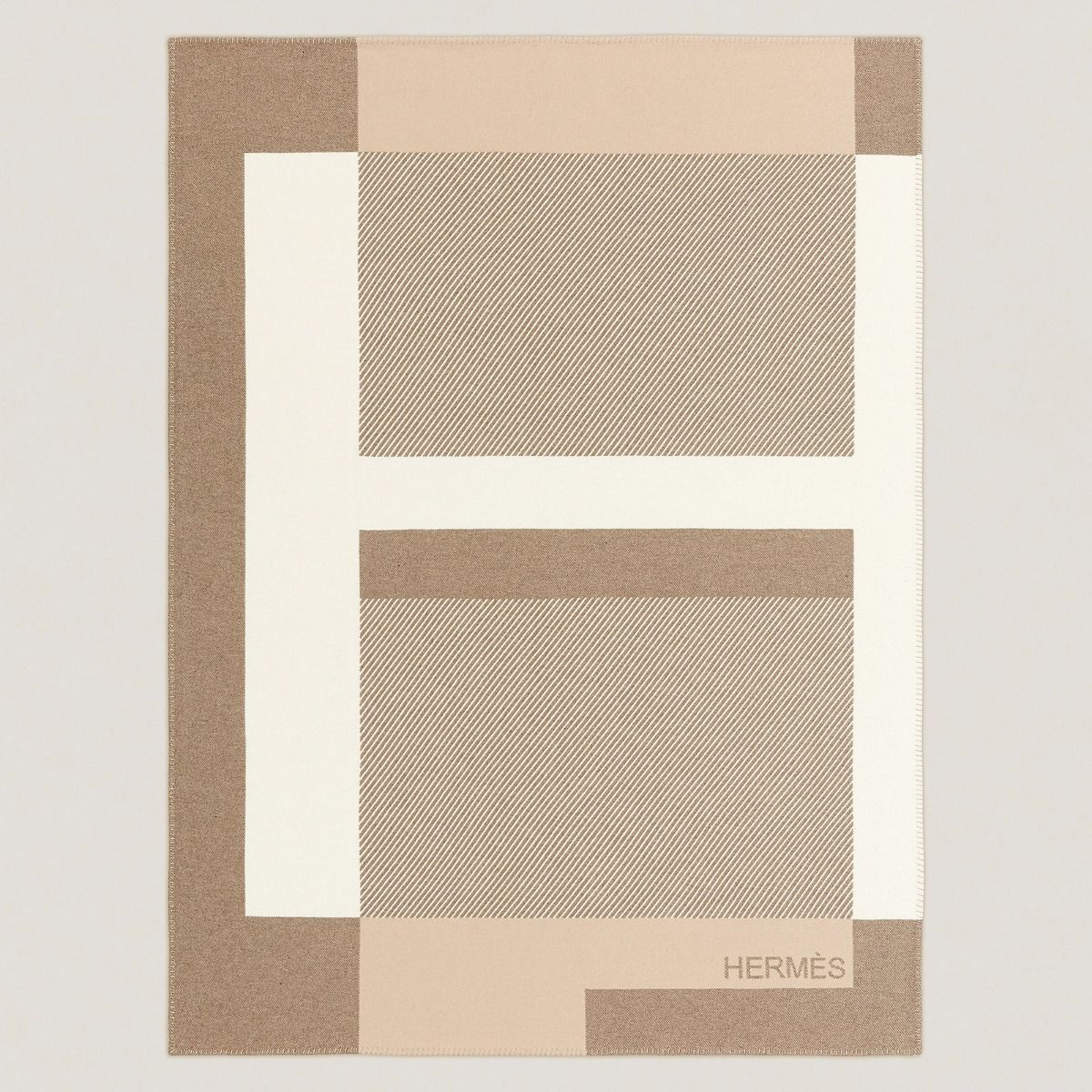 HM Riviera Blanket Beige Wool Cashmere