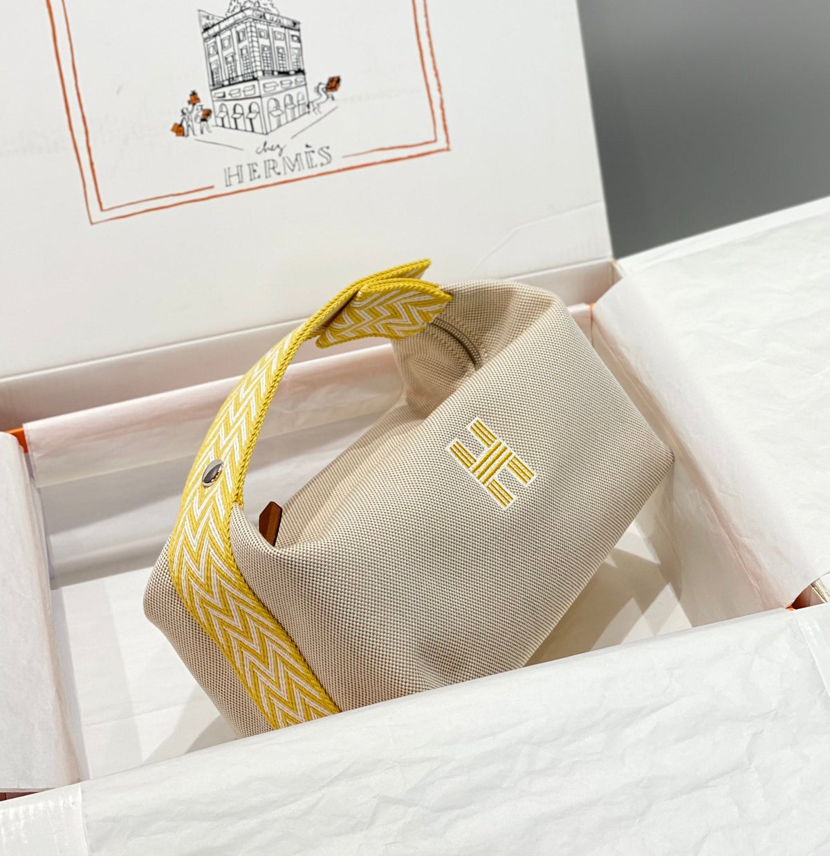 High-end Hermes 2026 Bride-a-Brac Case 25cm Canvas 1