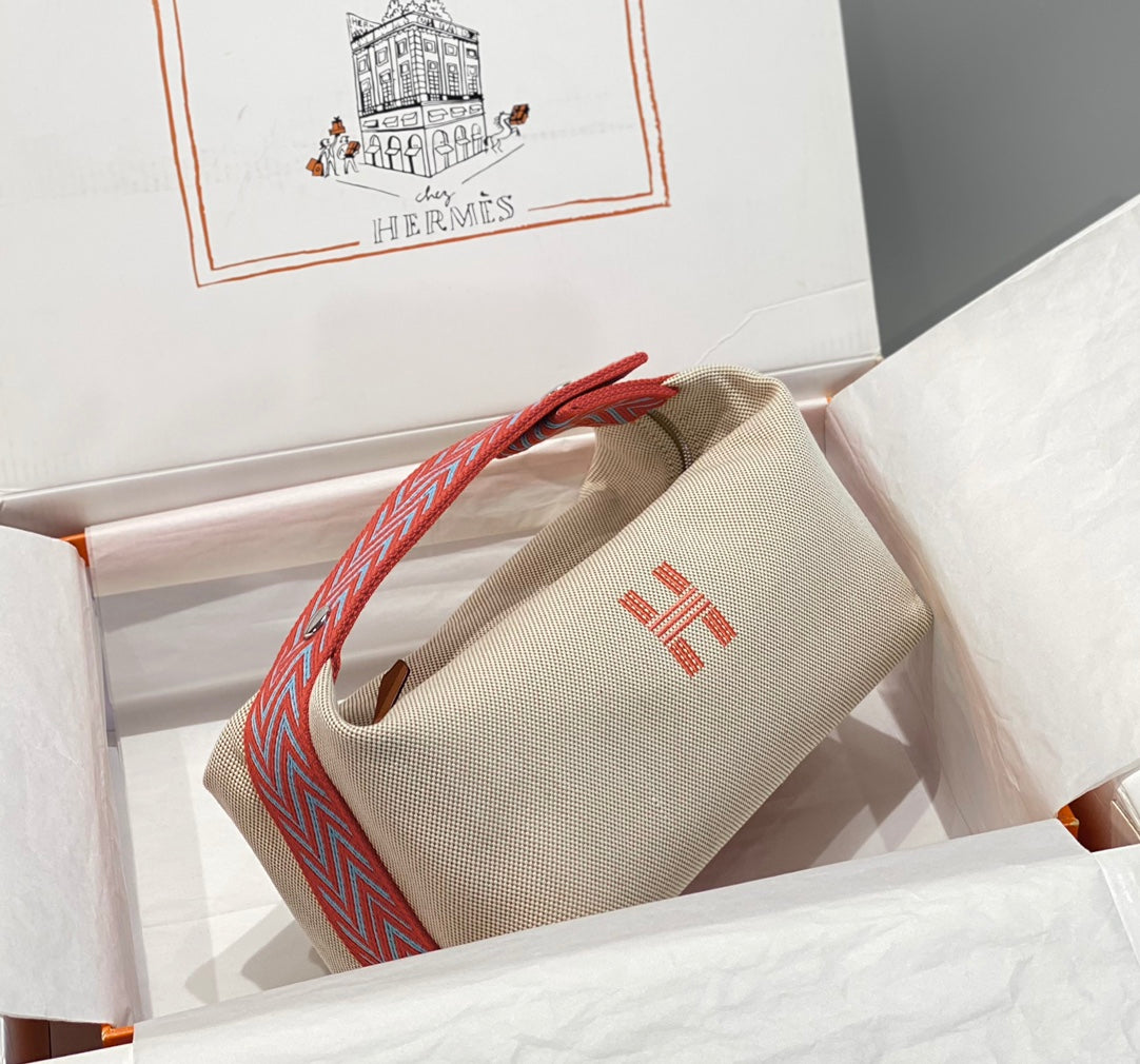 High-end Hermes 2026 Bride-a-Brac Case 25cm Canvas 1