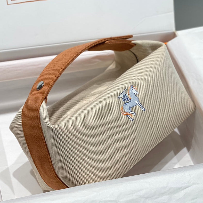 High-end Hermes 2026 Bride-a-Brac Case 25cm Canvas 3