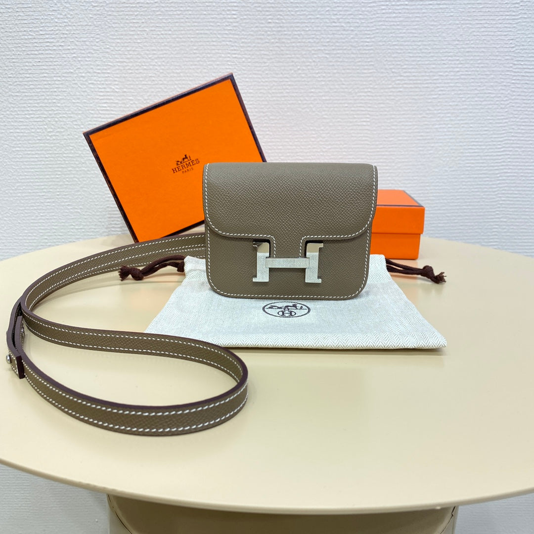 High-end Hermes 2026 Constance Bag 12.5cm Epsom Leather 1