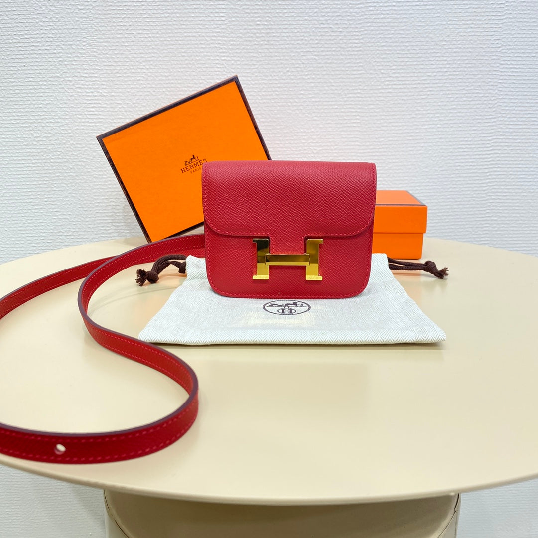 High-end Hermes 2026 Constance Bag 12.5cm Epsom Leather 2