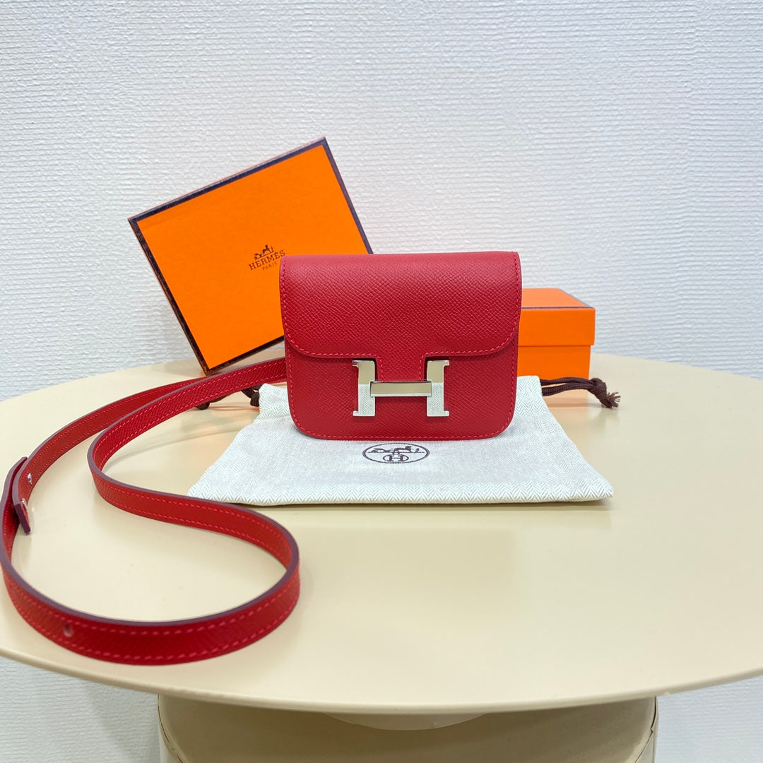 High-end Hermes 2026 Constance Bag 12.5cm Epsom Leather 2