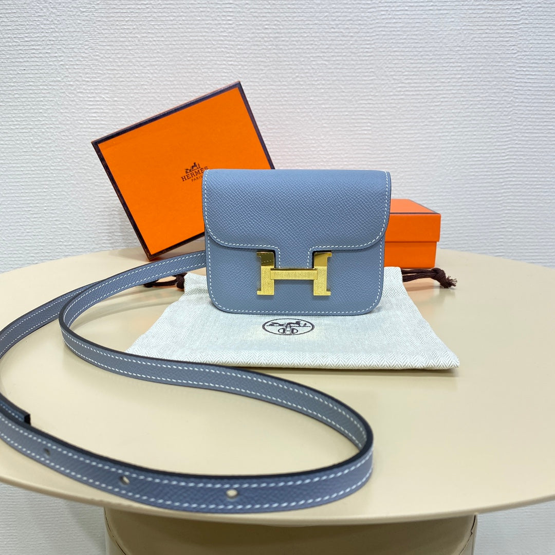 High-end Hermes 2026 Constance Bag 12.5cm Epsom Leather 2