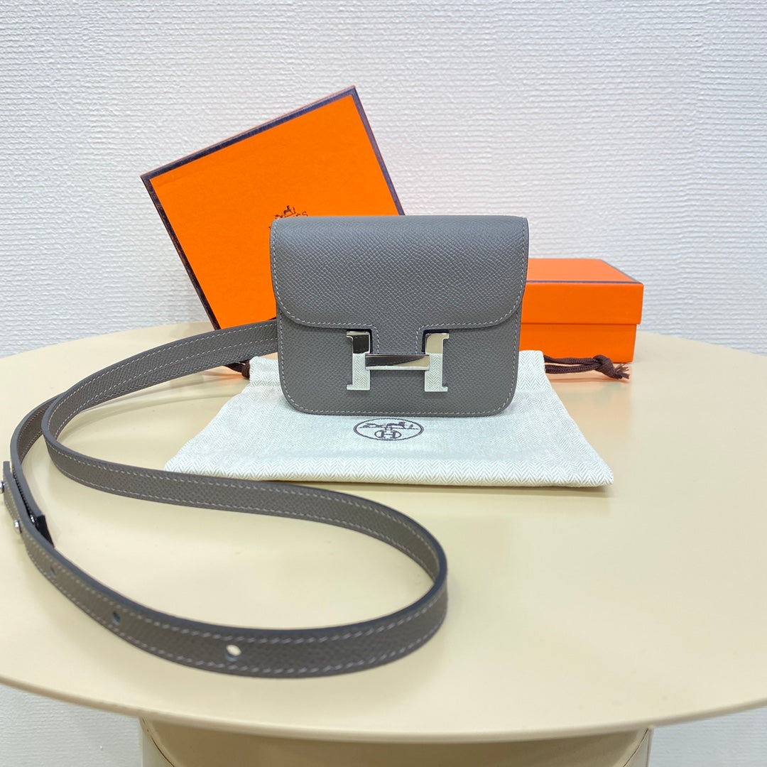 High-end Hermes 2026 Constance Bag 12.5cm Epsom Leather 2