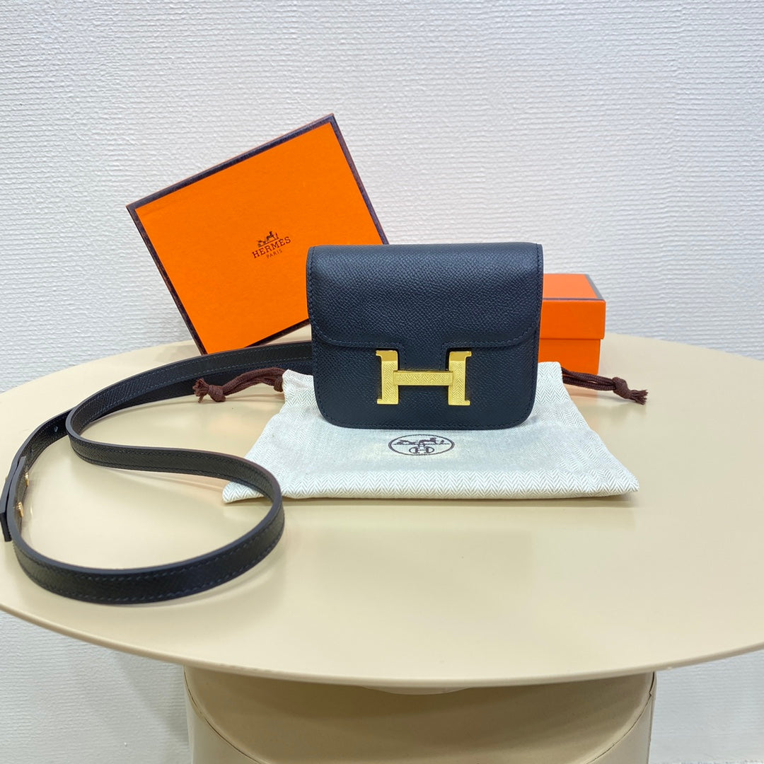 High-end Hermes 2026 Constance Bag 12.5cm Epsom Leather 3