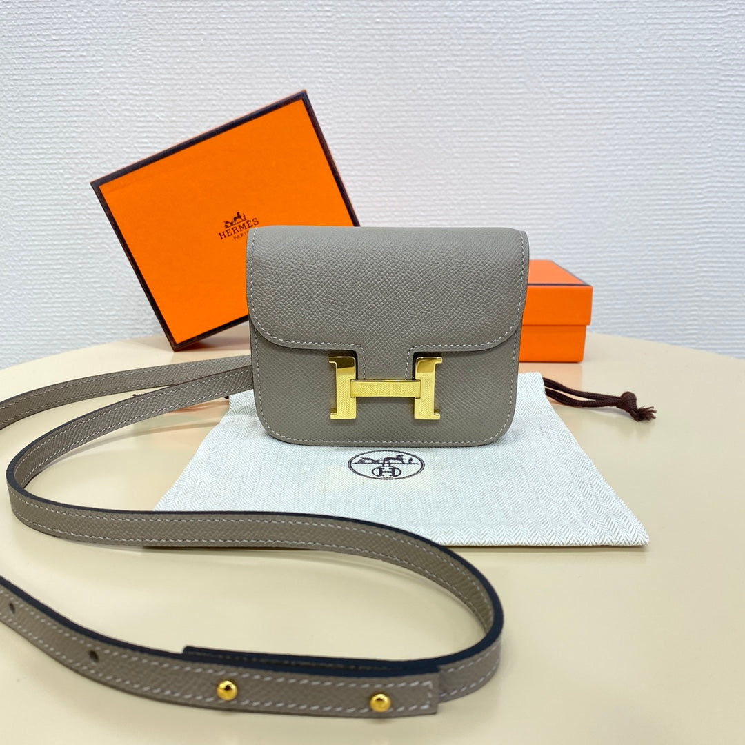 High-end Hermes 2026 Constance Bag 12.5cm Epsom Leather 2