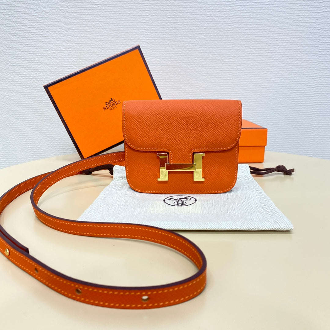 High-end Hermes 2026 Constance Bag 12.5cm Epsom Leather 1