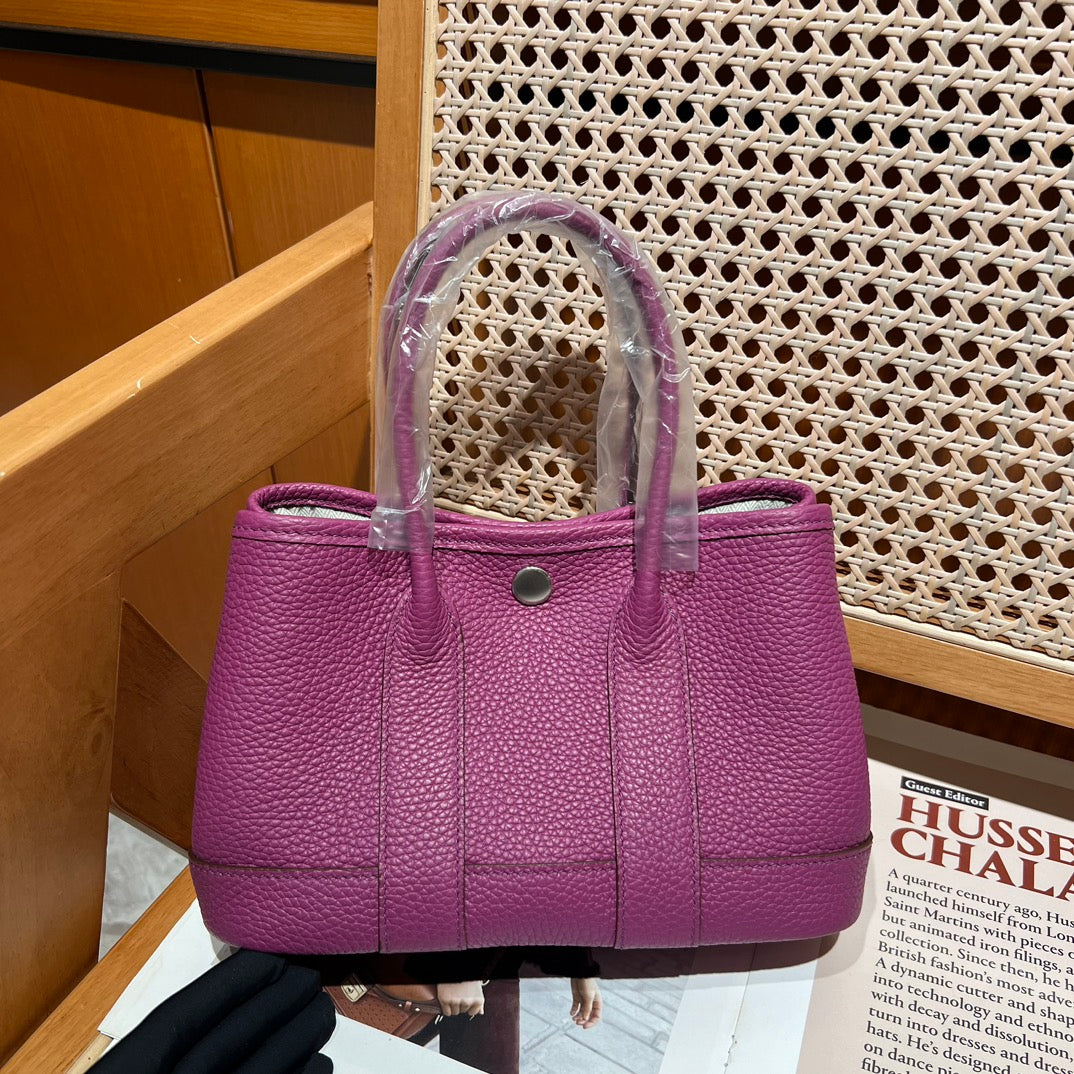 High-end Hermes 2026 Garden Party 23cm Bag Togo Calfskin
