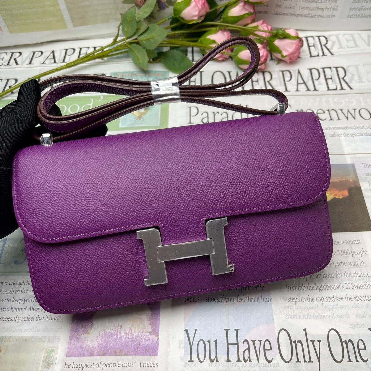 High-end Hermes 2026 Constance Elan 24cm Bag Epsom Leather 2