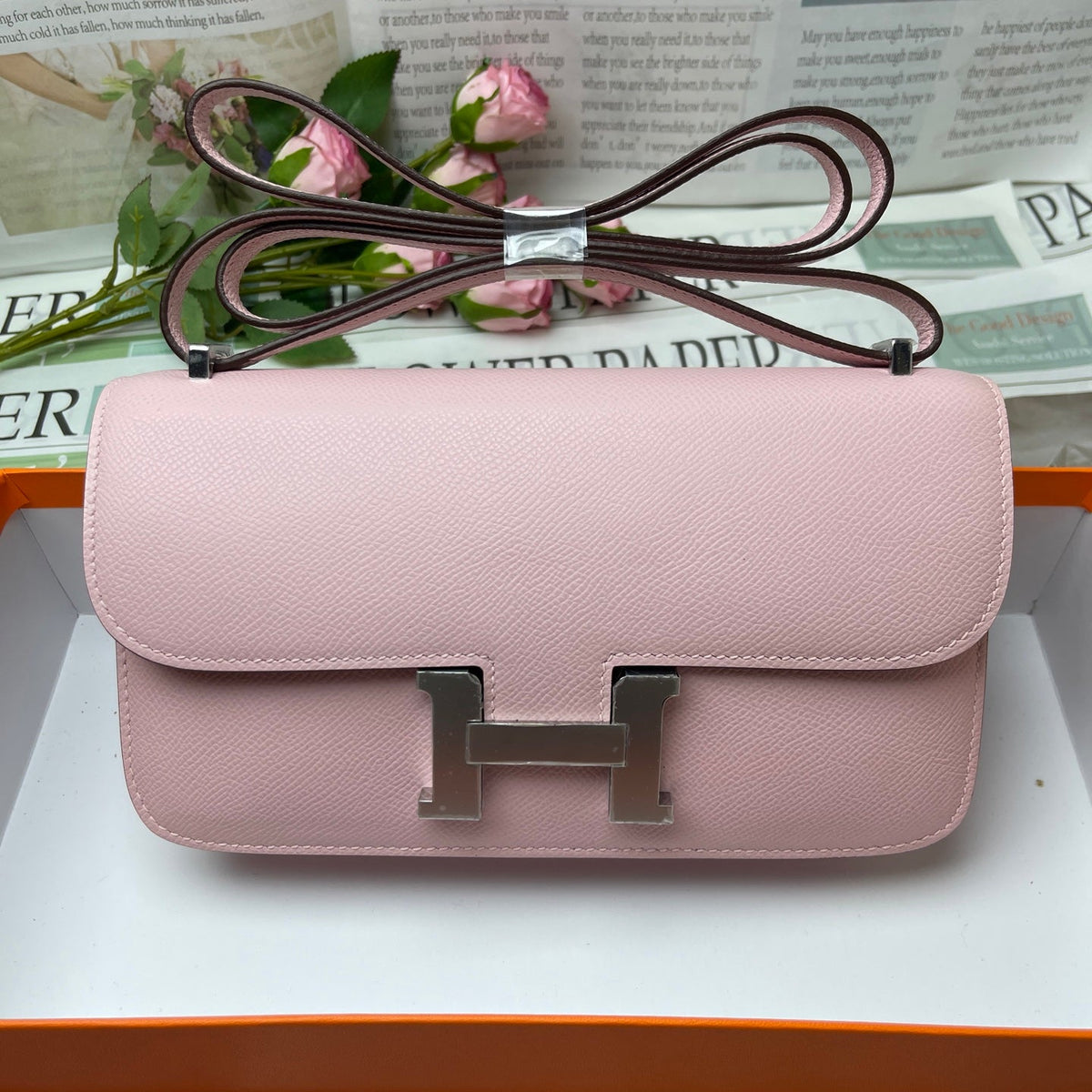 High-end Hermes 2026 Constance Elan 24cm Bag Epsom Leather 3