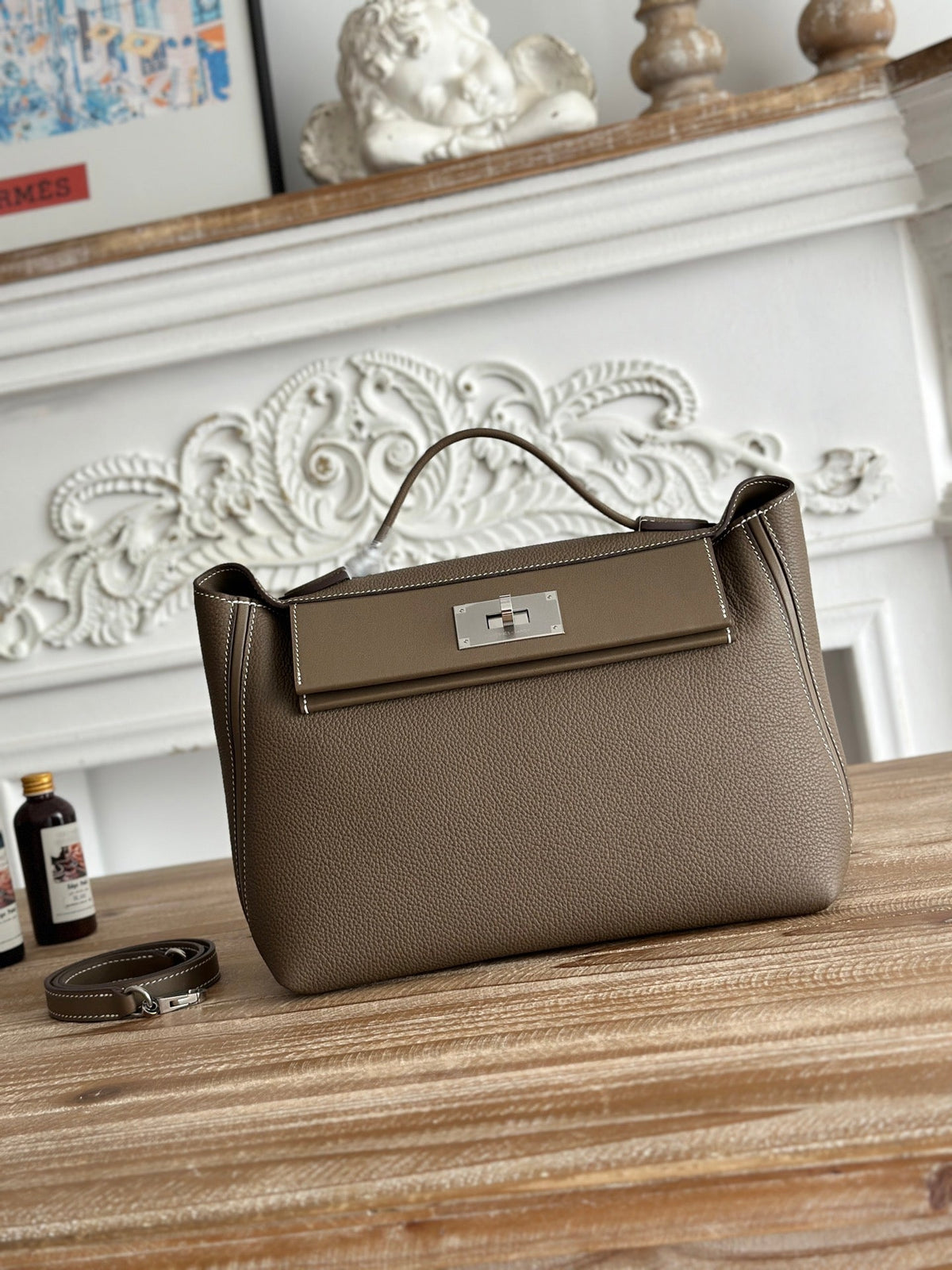 High-end Hermes 2026 24/24 Bag 29cm Togo Leather
