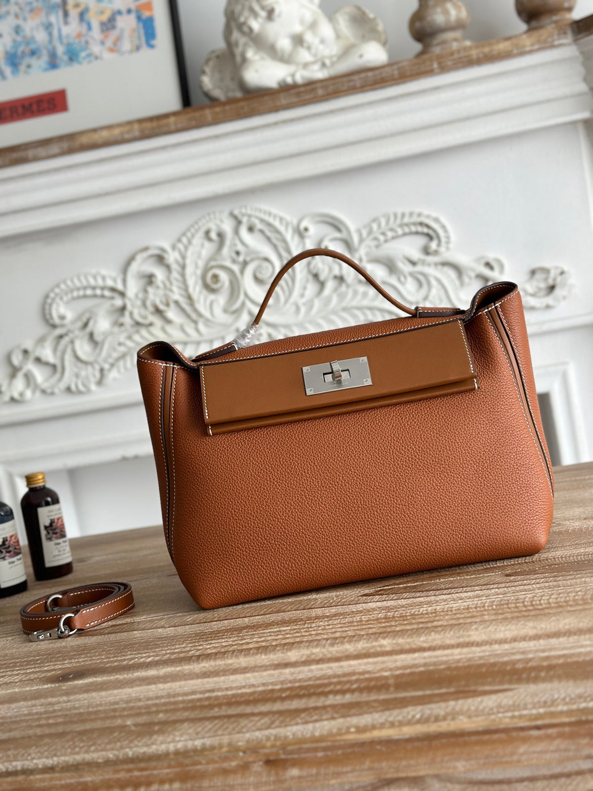 High-end Hermes 2026 24/24 Bag 29cm Togo Leather