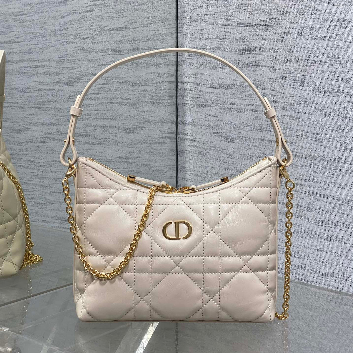 Dior 2026 Montaigne Diorling Mini Bag 19cm Leather Canvas 408712