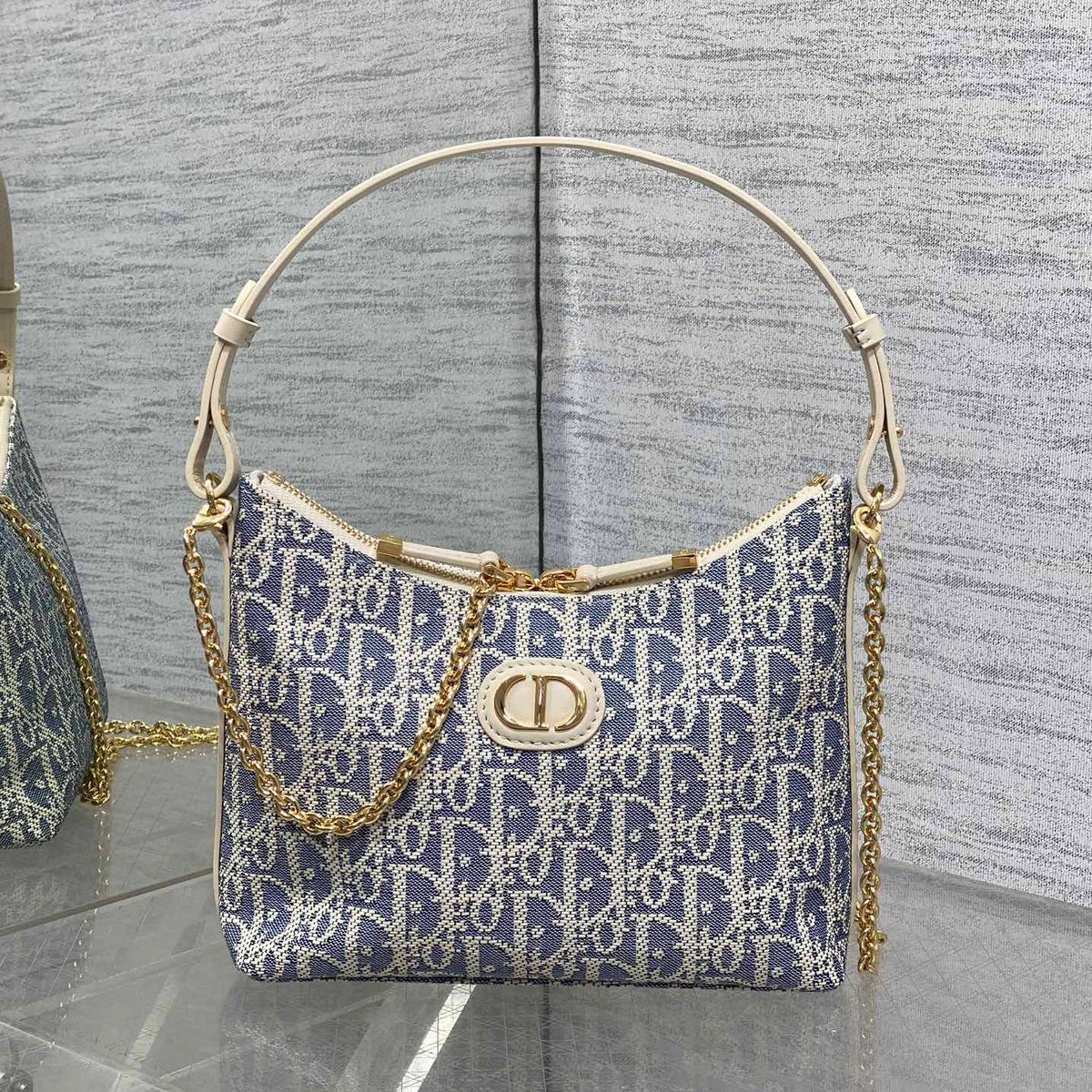Dior 2026 Montaigne Diorling Mini Bag 19cm Leather Canvas 408712