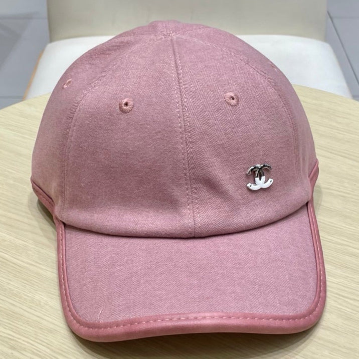Chanel Felt Baseball Cap Hat 491964