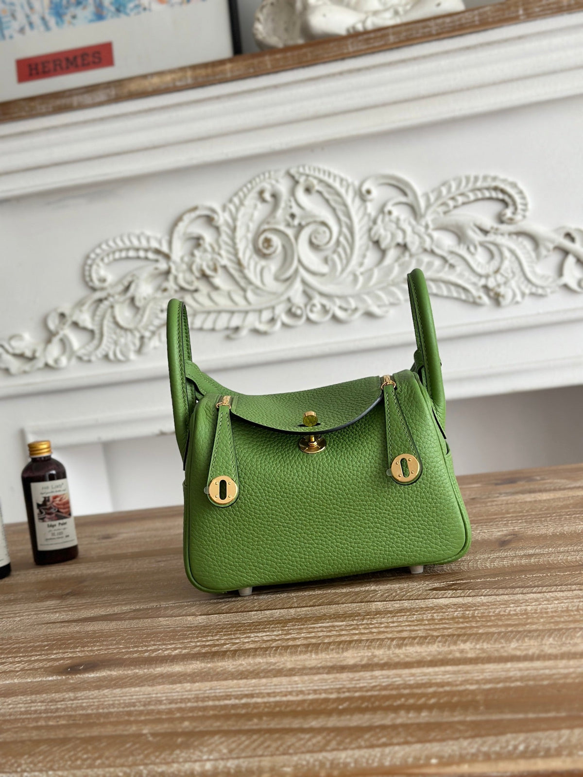 High-end Hermes 2026 Lindy Bag 19cm Togo Leather 1