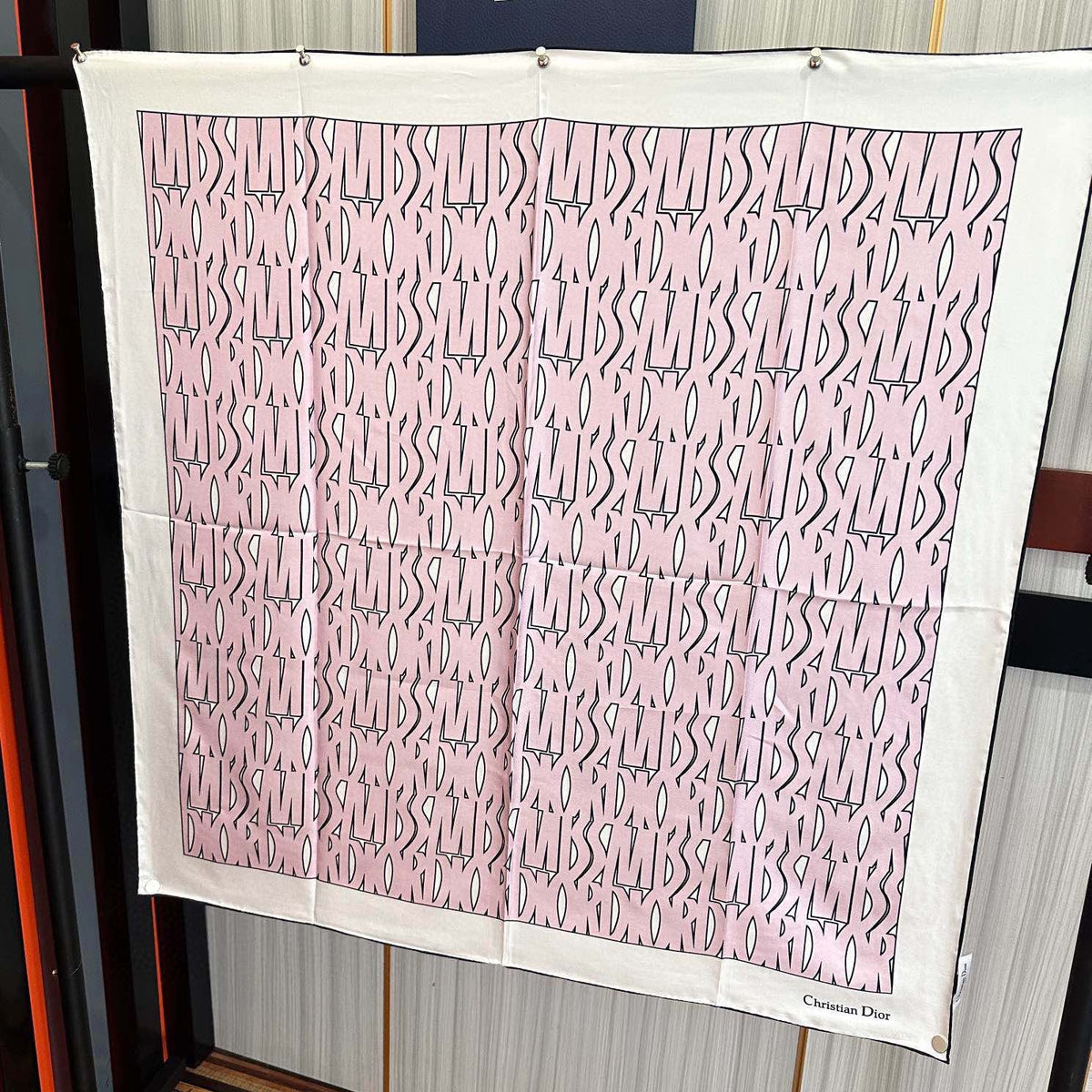 Dior 2026 Allover Scarf 90cm Silk 193647