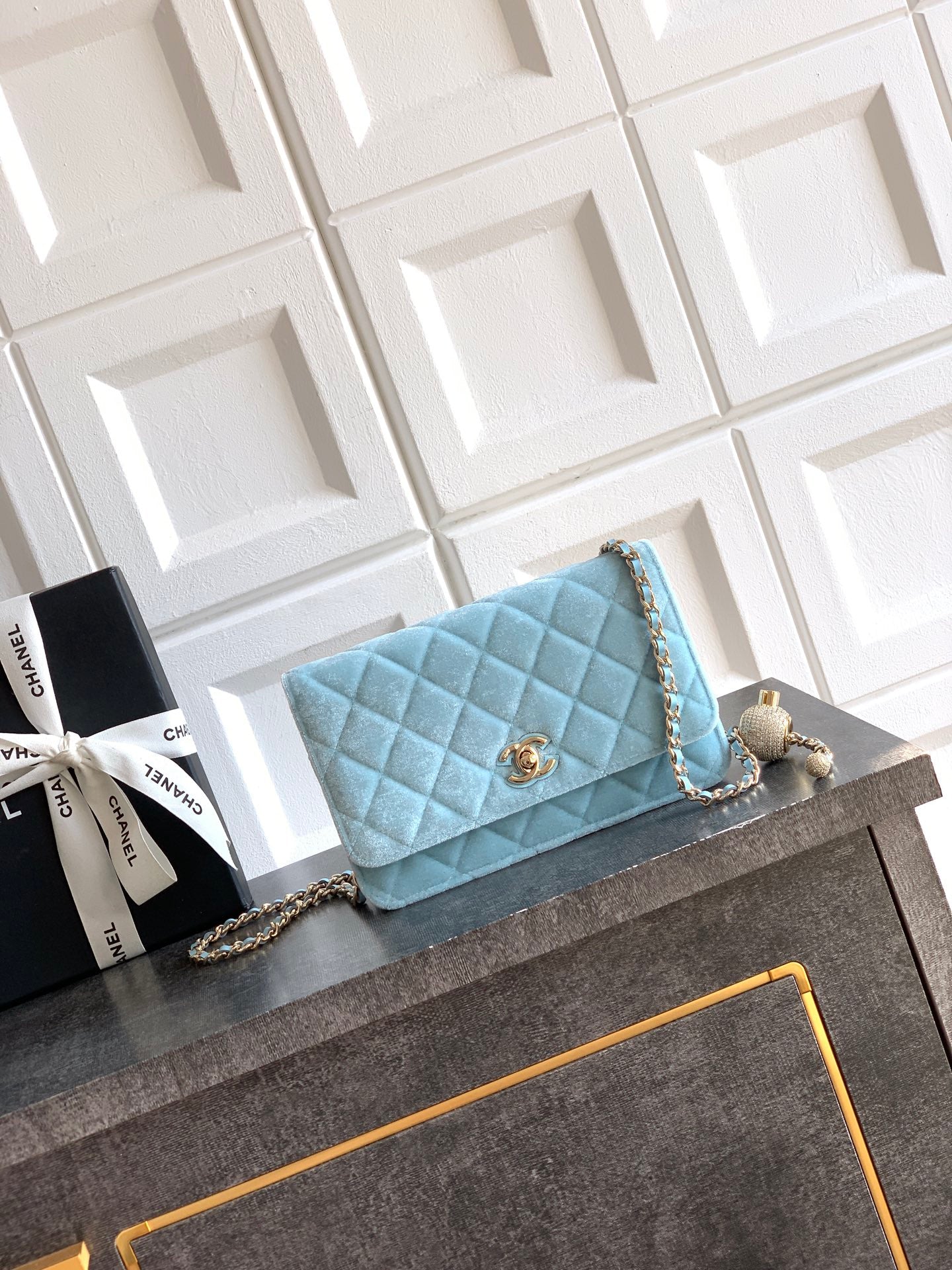 Chanel 2026 WOC Bag 20cm Velvet Leather 331109