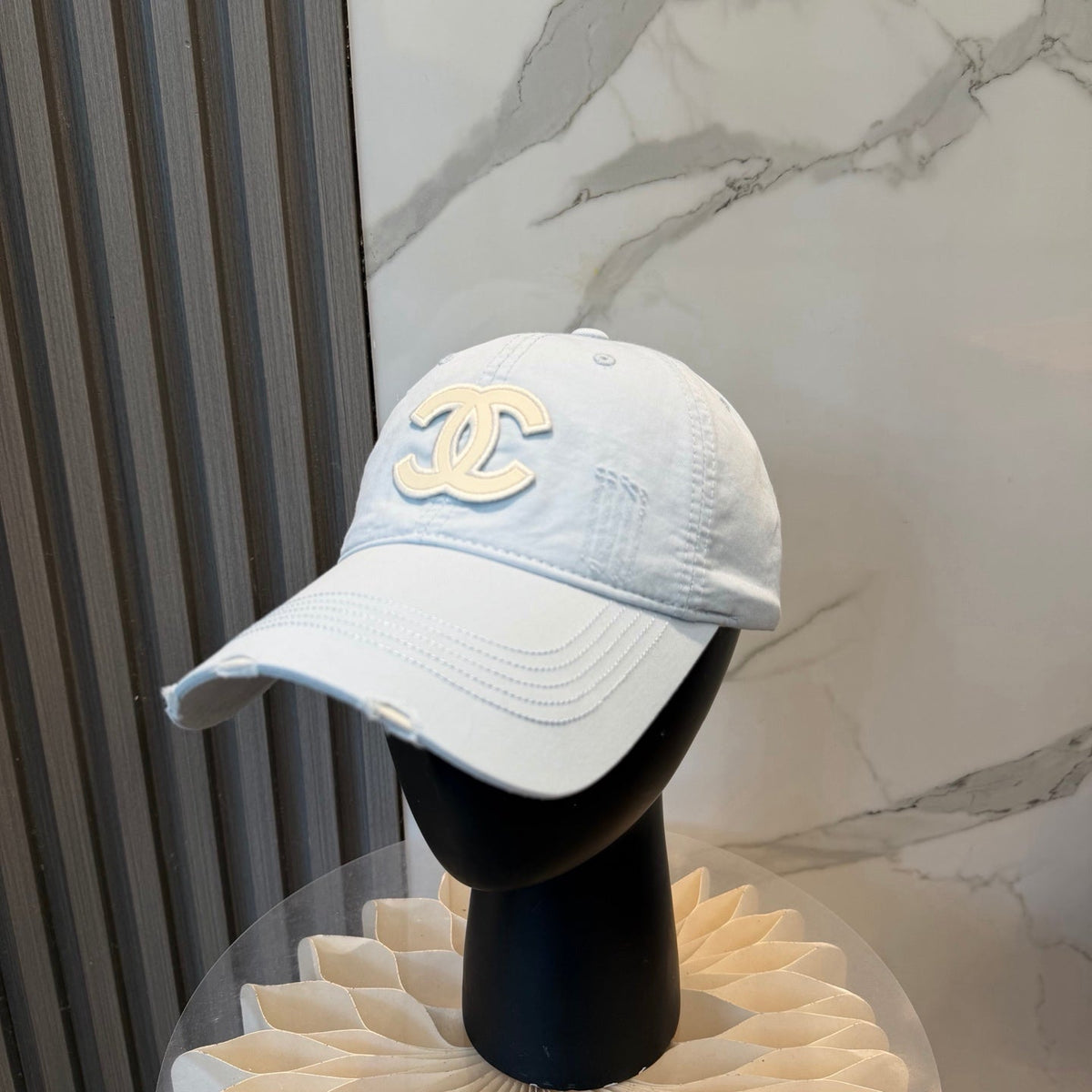 Chanel Logo Baseball Cap 448291