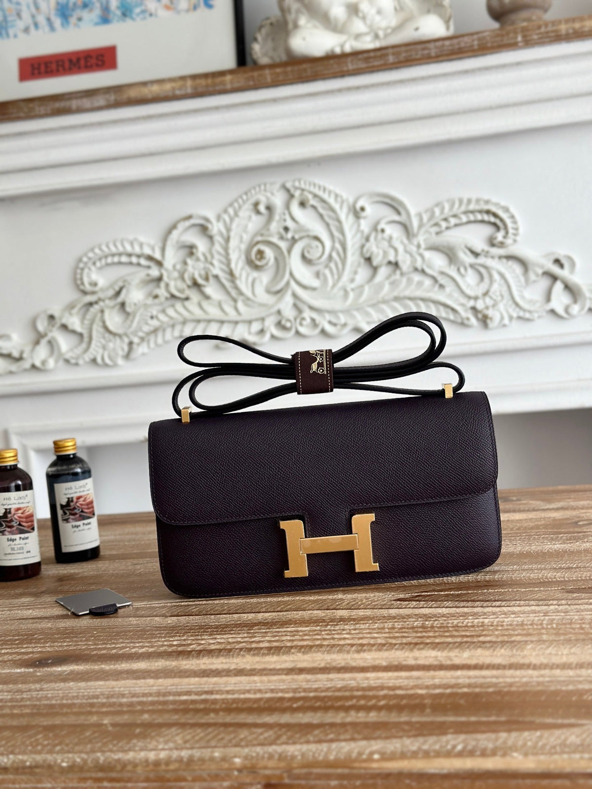High-end Hermes 2026 Constance Elan 26cm Bag Epsom Leather 3