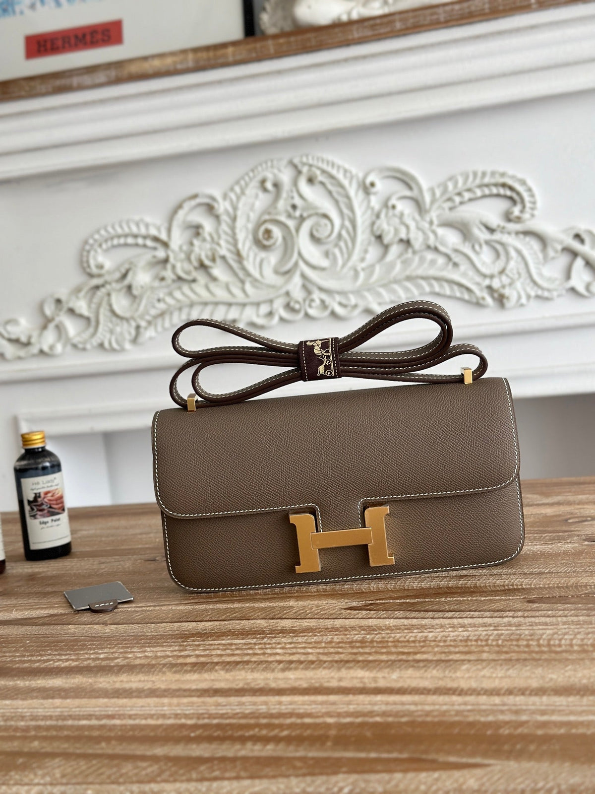 High-end Hermes 2026 Constance Elan 26cm Bag Epsom Leather 2