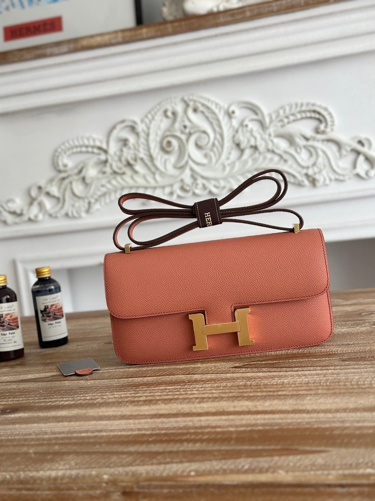 High-end Hermes 2026 Constance Elan 26cm Bag Epsom Leather 2