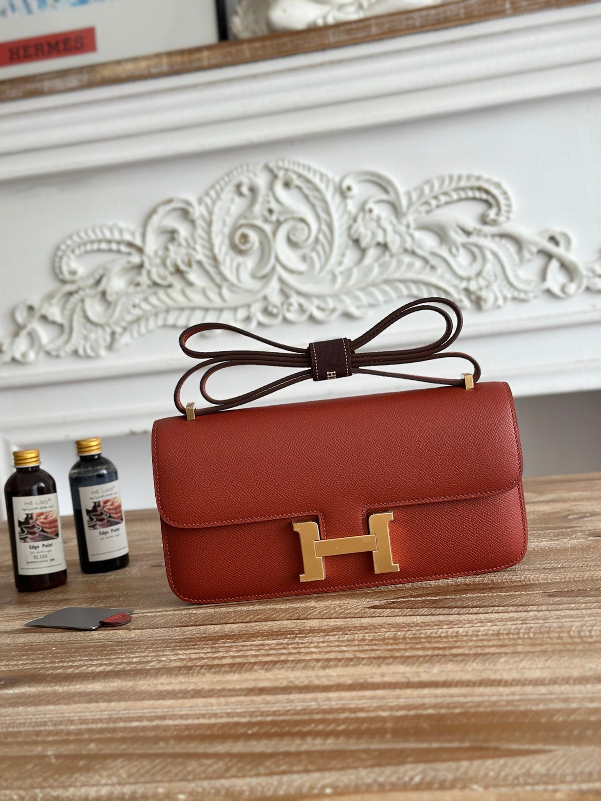 High-end Hermes 2026 Constance Elan 26cm Bag Epsom Leather 1