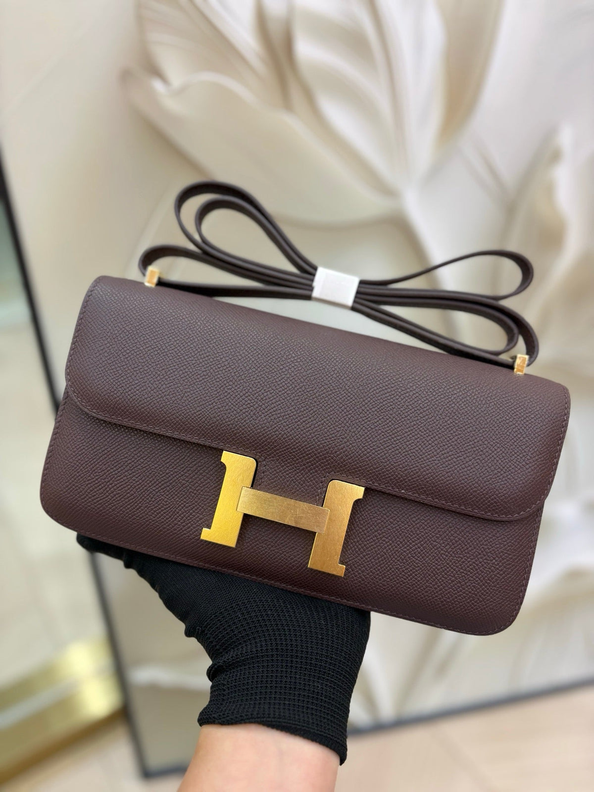 High-end Hermes 2026 Constance Elan 24cm Bag Epsom Leather 1