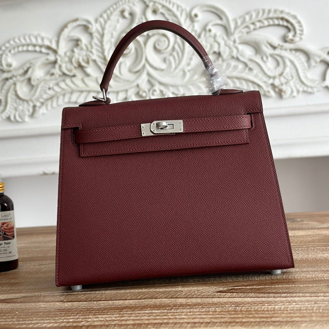High-end Hermes 2026 Kelly Bag 25cm Epsom Leather