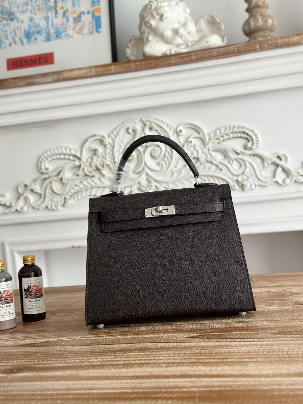 High-end Hermes 2026 Kelly Bag 25cm Epsom Leather