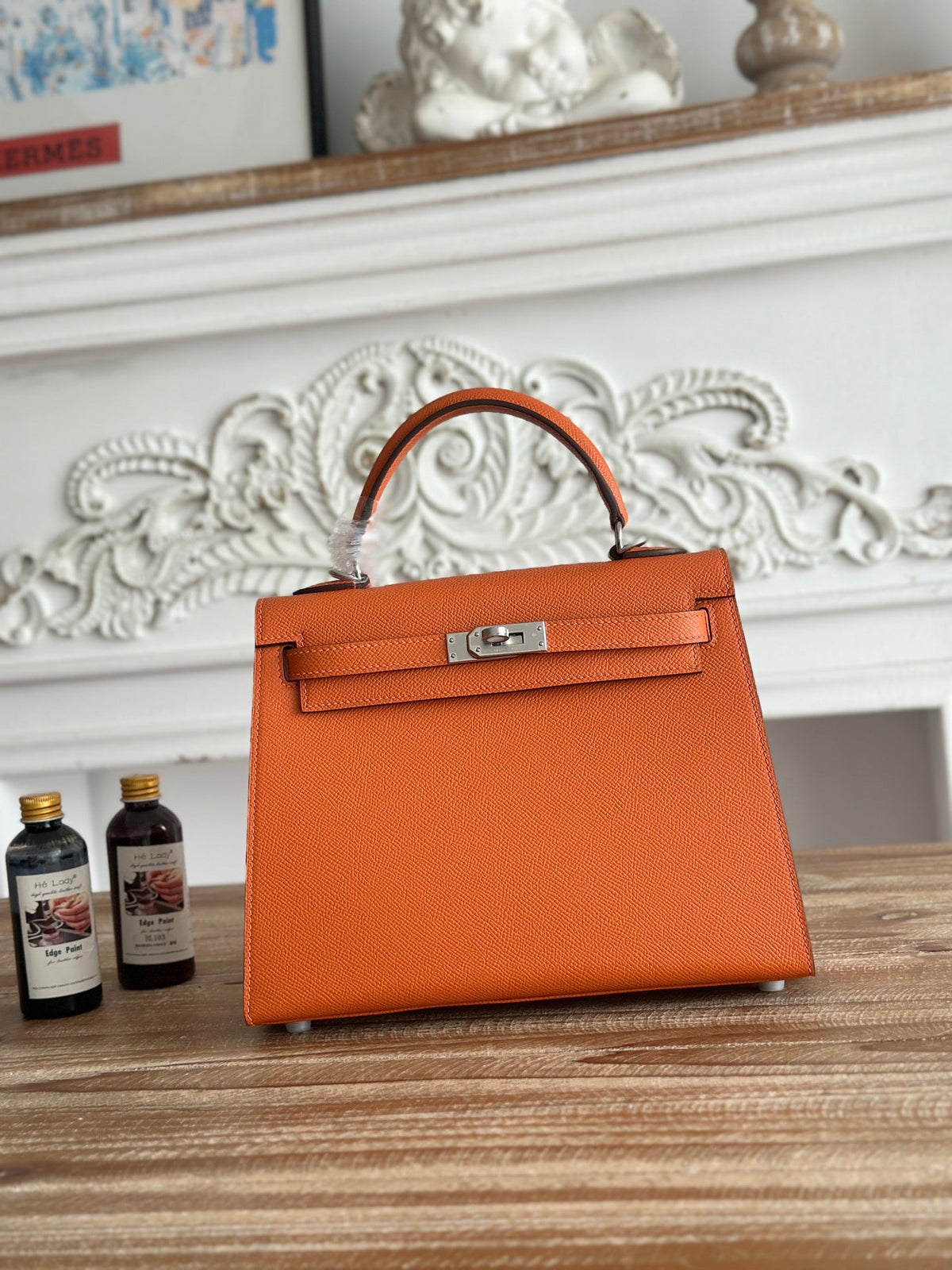 High-end Hermes 2026 Kelly Bag 25cm Epsom Leather