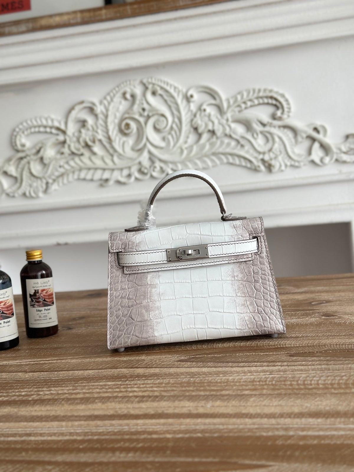 High-end Hermes 2026 Mini Kelly II 19cm Bag Crocodile Leather