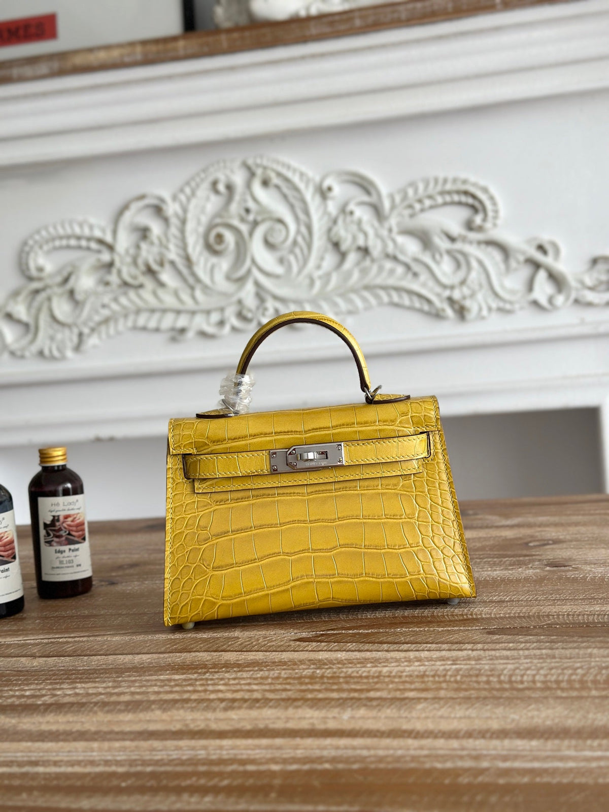 High-end Hermes 2026 Mini Kelly II 19cm Bag Crocodile Leather