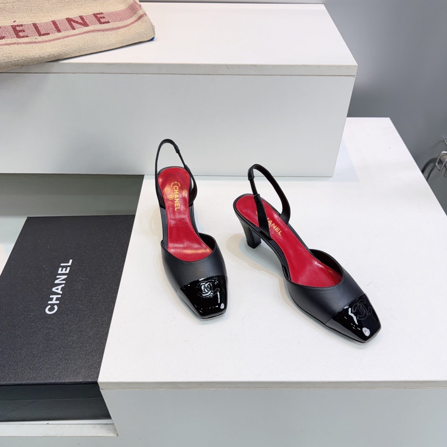 Chanel 2026 Slingback 65mm Patent Leather 942794