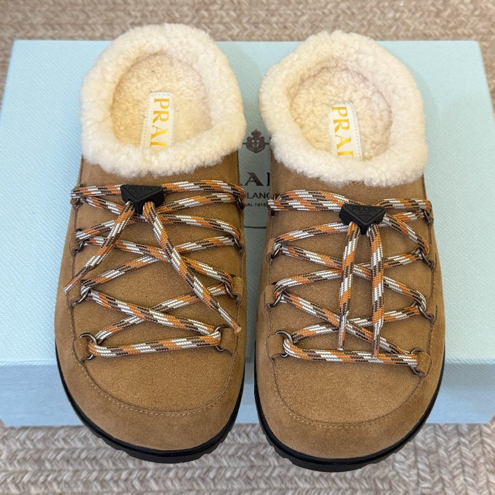 Prada 2026 Desert Laces Mule Suede 151229