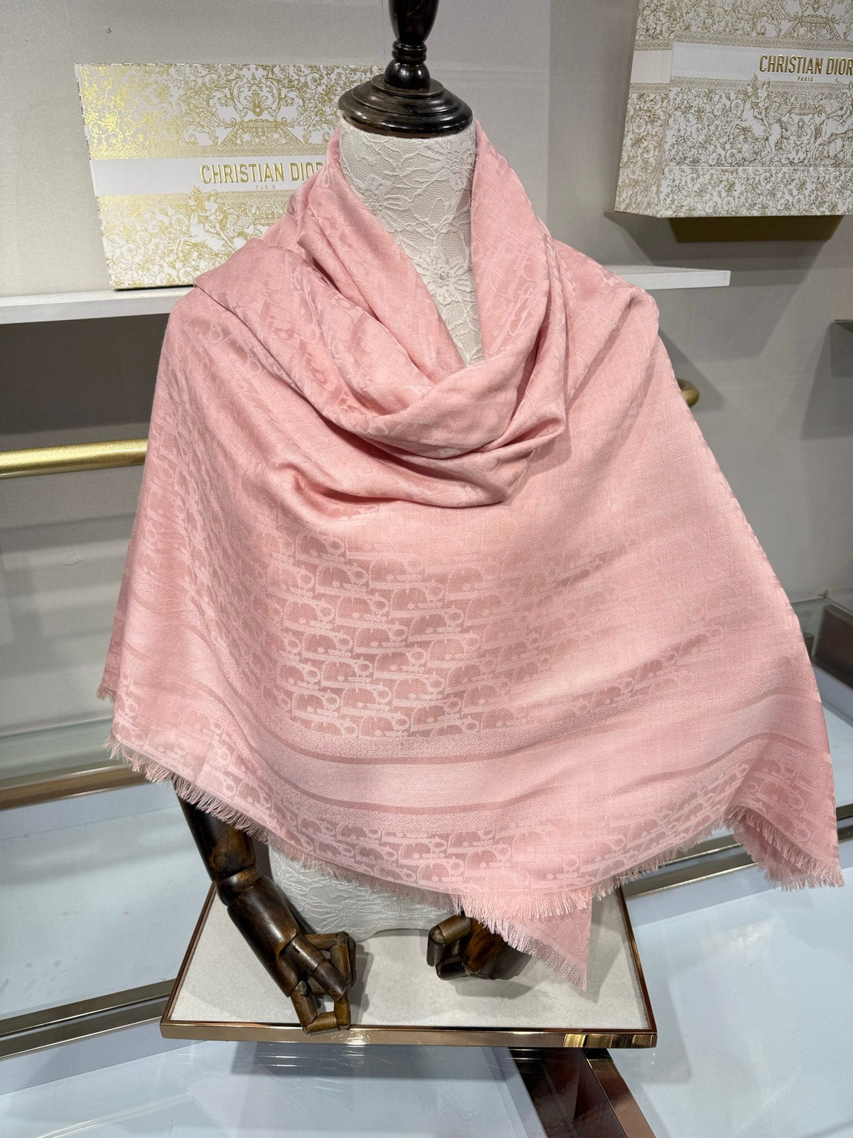 Dior 2026 Scarf 140cm Mulberry Silk 217282