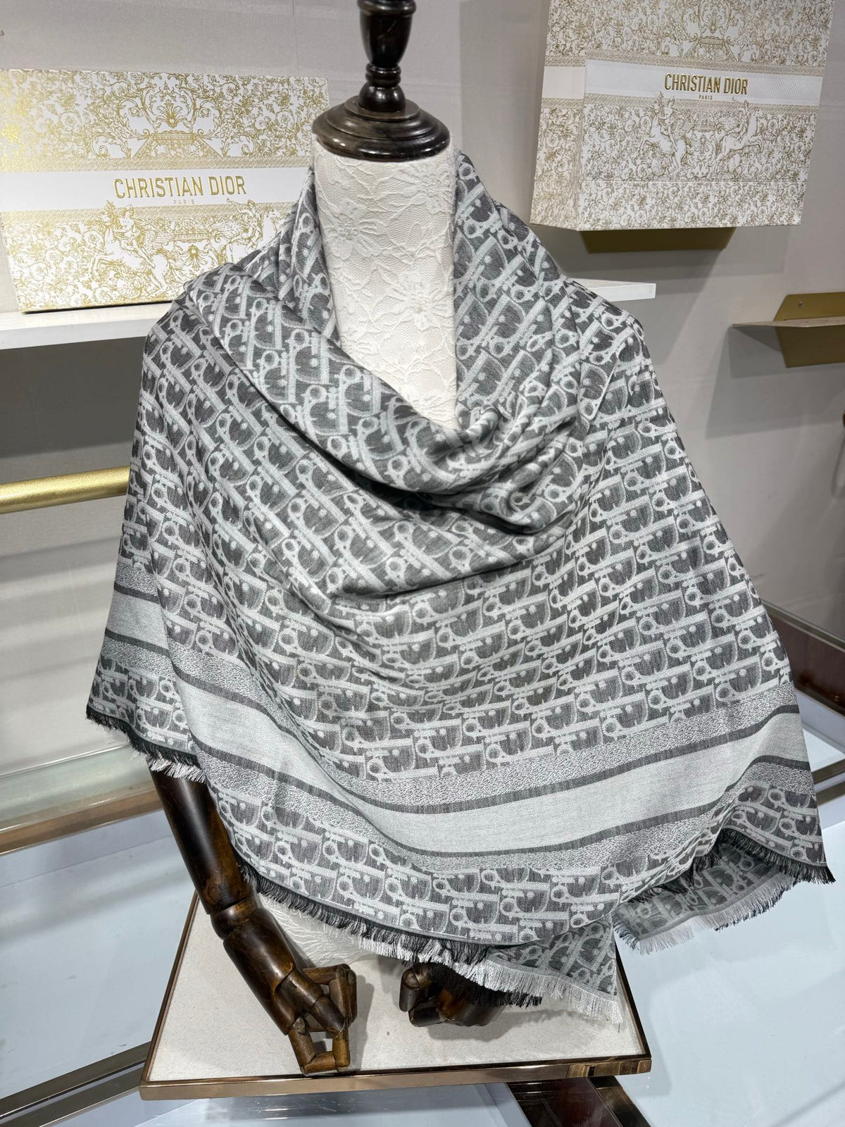Dior 2026 Scarf 140cm Mulberry Silk 217282