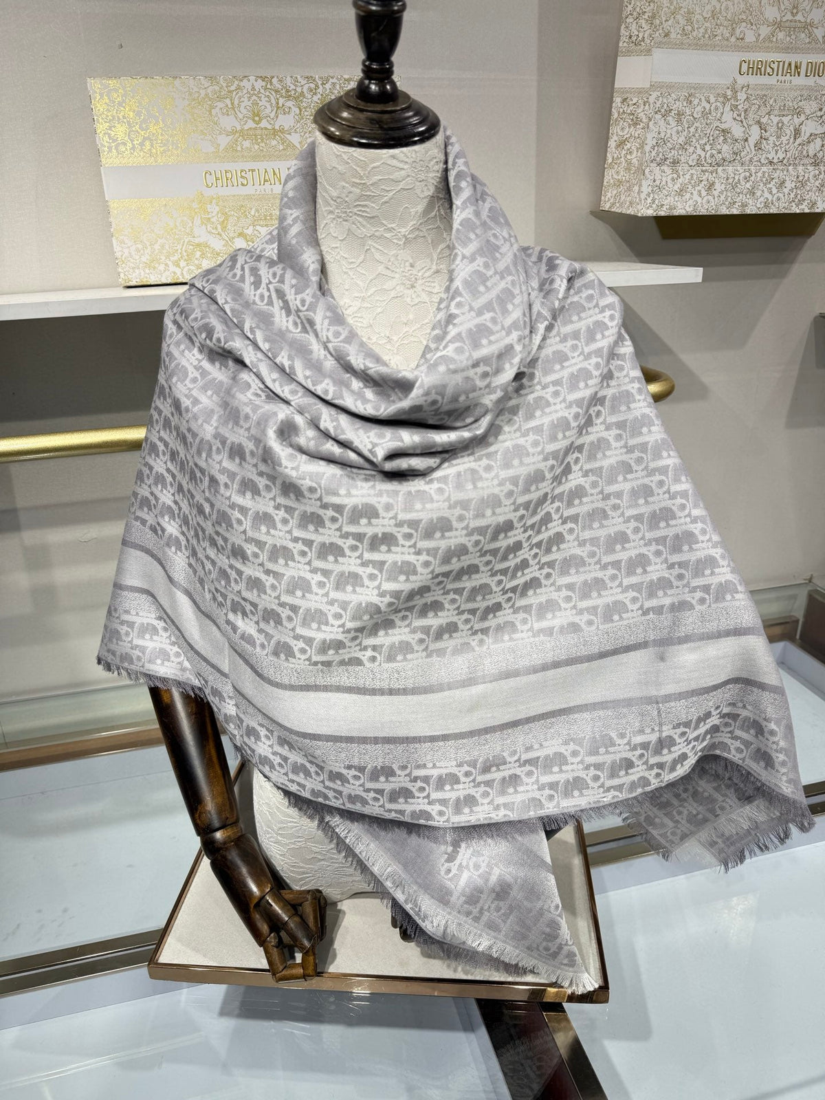 Dior 2026 Scarf 140cm Mulberry Silk 217282