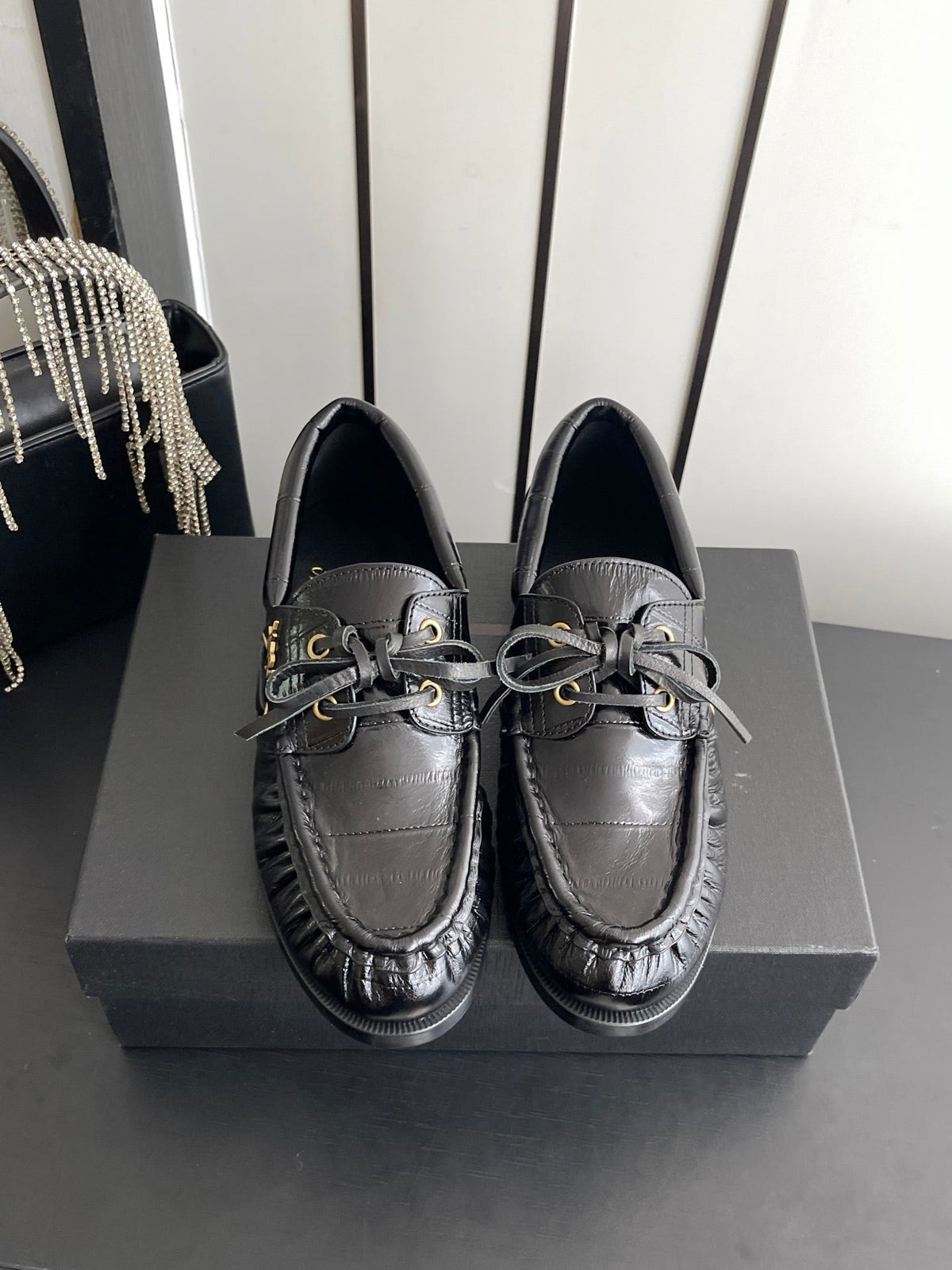 YSL 2026 Le Bateau Loafers Leather 177186