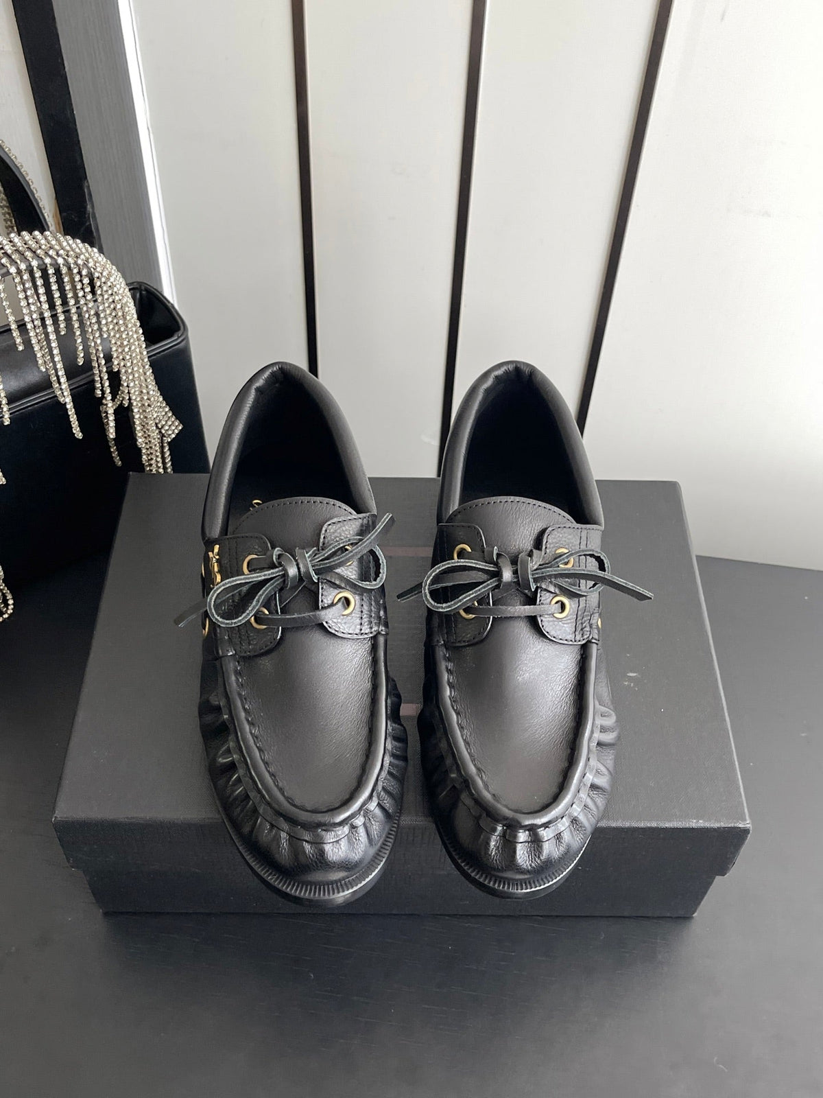 YSL 2026 Le Bateau Loafers Leather 177186