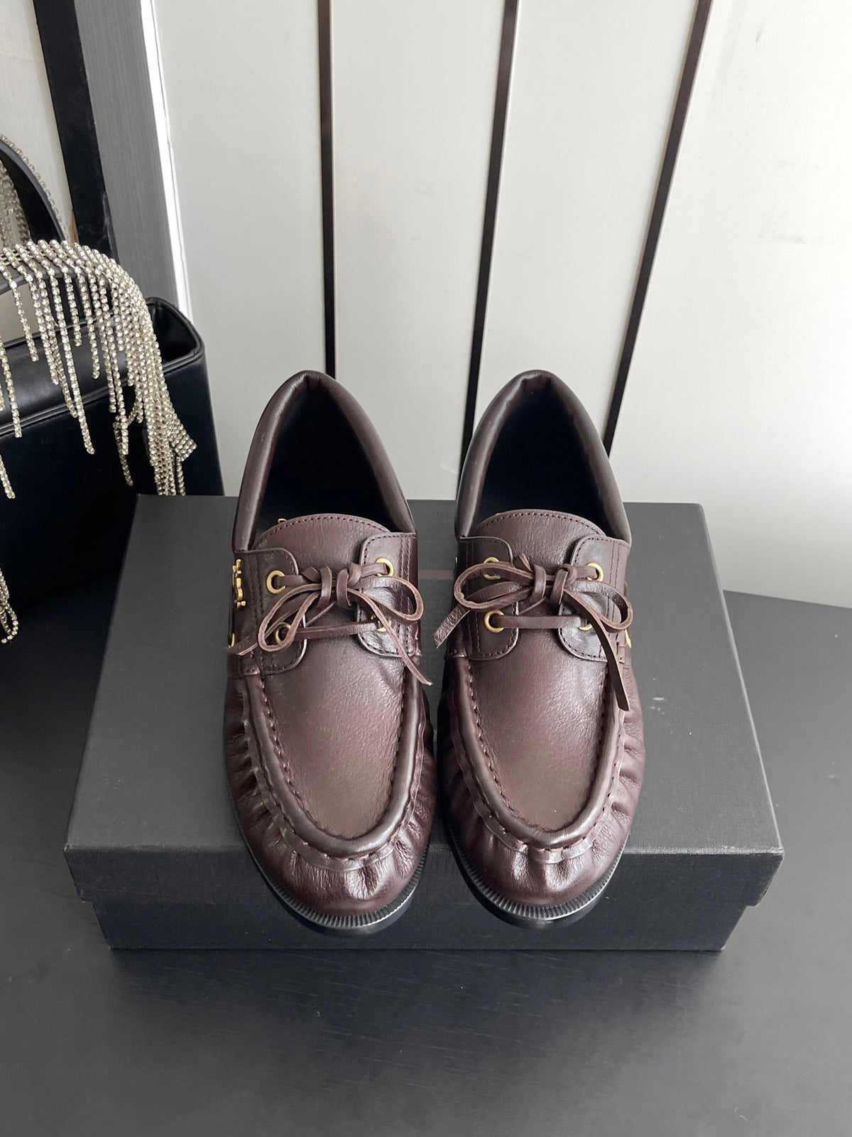YSL 2026 Le Bateau Loafers Leather 177186