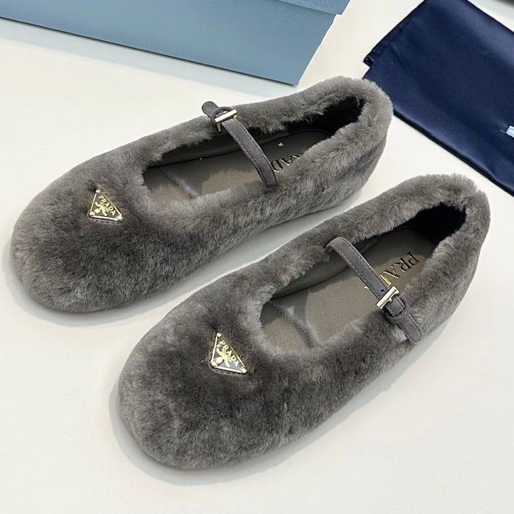 Prada 2026 Ballet Flat Wool 149590