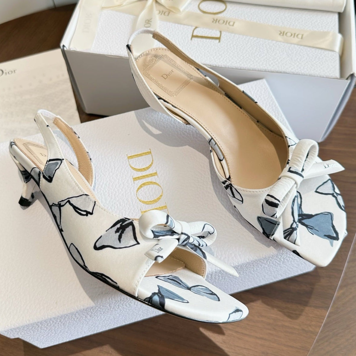 Dior 2026 Bow Sandal Fabric 909652