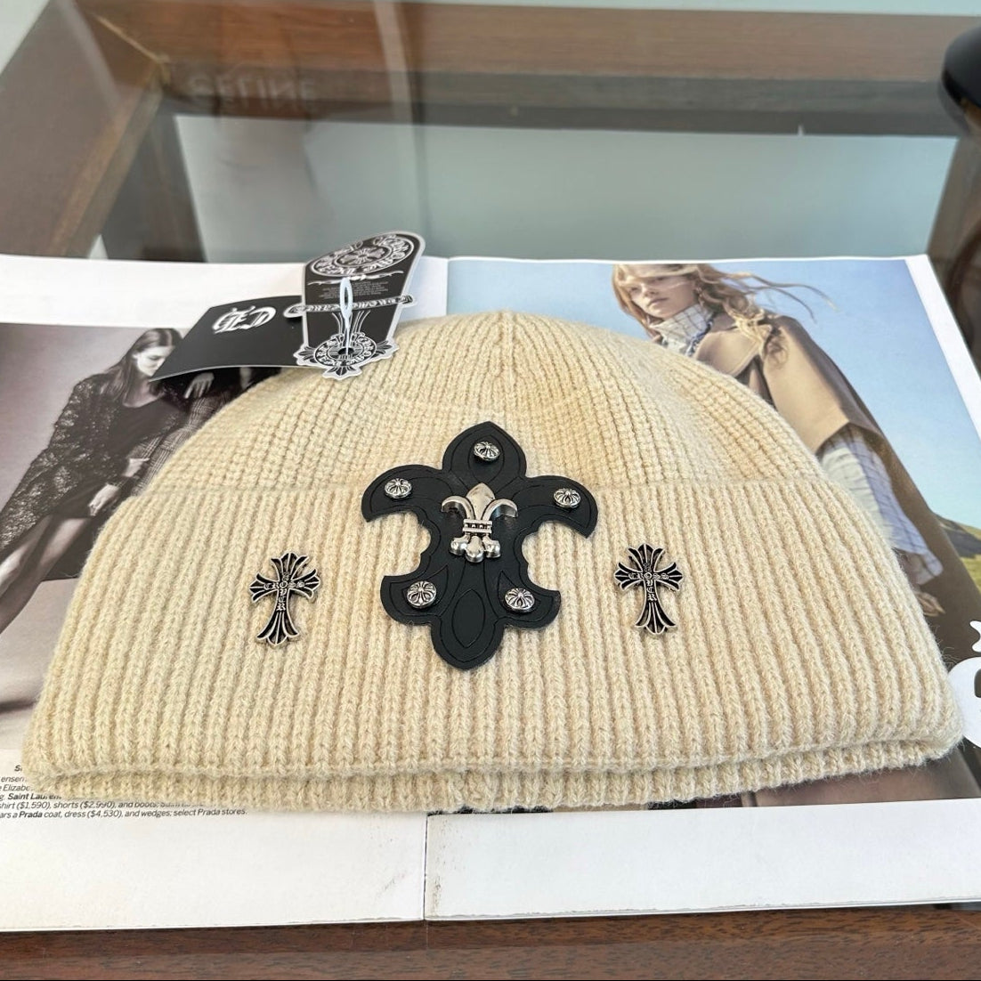 Chrome Hearts Knitted Beanie Hat 512477